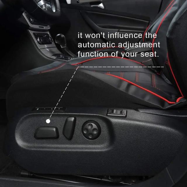 2個セット PUレザー フロントシートカバー 車用 ファッションスタイル ハイバックバケットシート プロテクター ユニバーサル カーシートアクセサリー 輸入品_3