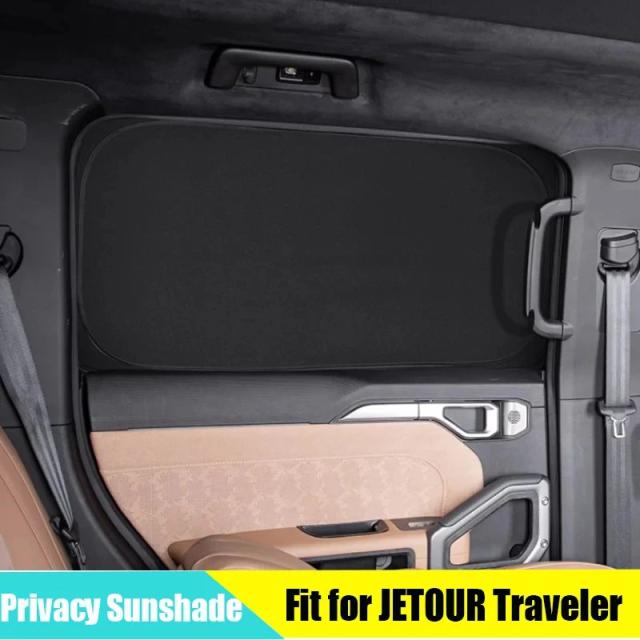 JETOUR Traveler T2 式対応 車内用プライバシーサンシェード フロント遮熱カーテン ガラス断熱サンスクリーン 外装パーツ 輸入品