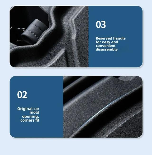 BMW M5 F10 F18 2011-2016年モデル用 TPE製 防水防汚 トランクマット カーゴトレー 輸入品_17