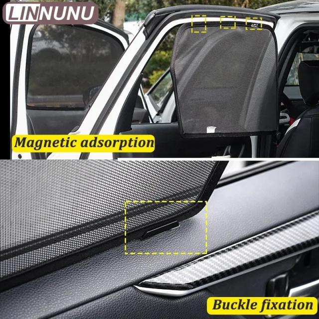LINNUNU メルセデス・ベンツ GLA 400d H247 X156 用 マグネット式 サンシェード サイドウィンドウ UVカット メッシュカーテン アクセサリー 輸入品_5