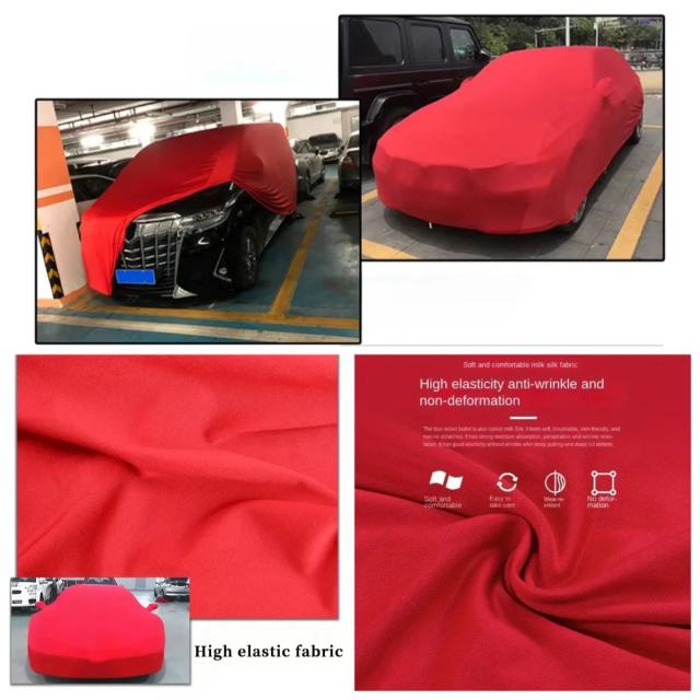 ユニバーサル ストレッチ カーカバー 日除け 防風 防塵 傷防止 UVカット スポーツカー セダン SUV 対応 ビューティースタイリング 輸入品_5
