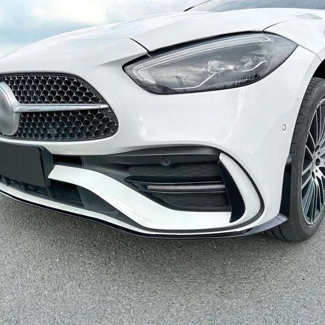 メルセデス・ベンツ Cクラス W206 S206 C260 C43 AMG 式以降 フロントバンパースポイラーリップ ロワボディキット ディフューザー スプリッター チューニングガード 輸入品_16