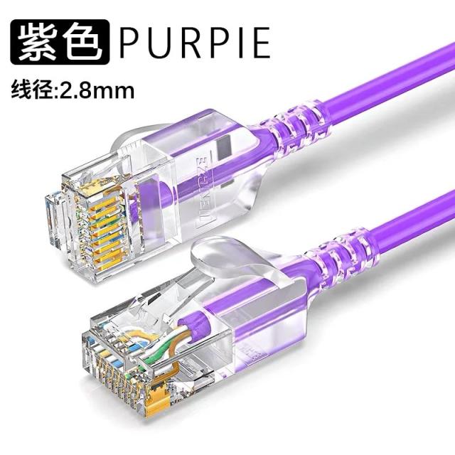 Cat6 イーサネットケーブル 1000M 極細 UTP パッチケーブル RJ45 対応 コンピューター Xbox ネットワーク LAN ケーブル 輸入品_3