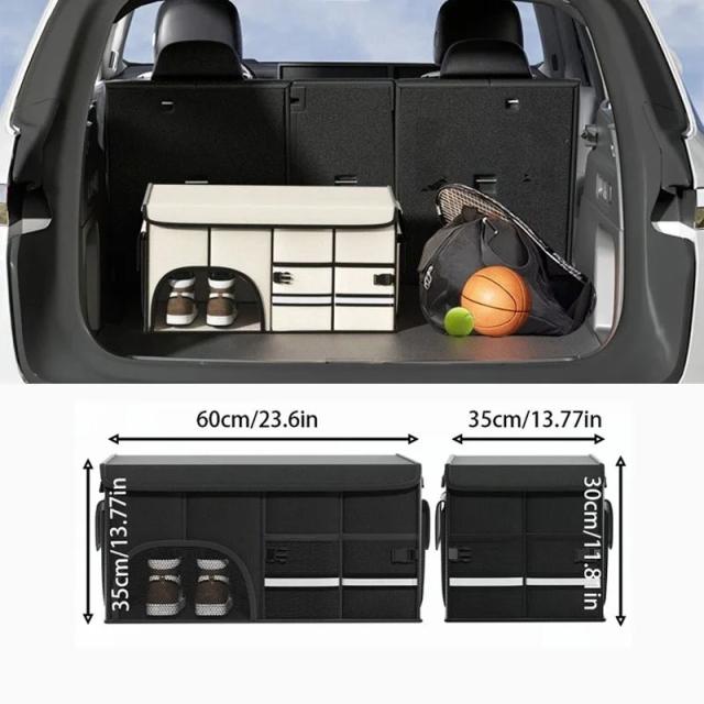 カーグローブボックス収納、車内オーガナイザー、折りたたみ式カーストレージボックス、トランク収納、オックスフォードクロス収納ボックス 輸入品