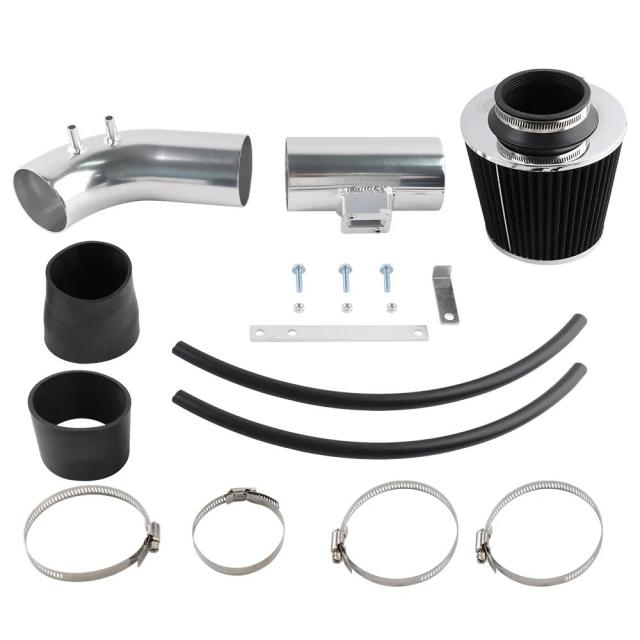 エアインテークシステム ショートラムエアインテークキット＆フィルター交換 04-07年 ホンダ アコード DX/LX/EX/SE 2.4L L4 取り付け DIY 輸入品