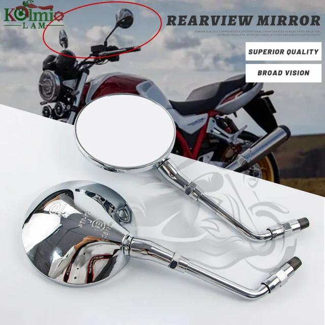 HONDA CB500 CB750 CB1100 CB1000 CB1300 CB550 CB650 CB900 用 純正風 丸型 サイドミラー バックミラー 輸入品