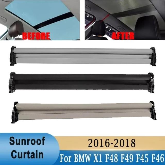 BMW X1 F48 F49 X2 F45 F46 専用 パノラマ電動サンルーフ サンシェード カーテン スカイライト 日よけ カバー (品番: 54107391796/97/98) 16-18年式対応 輸入品