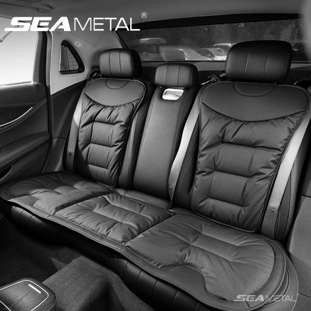 SEAMETAL ナッパレザー カーシートカバー 冬用暖かいシートマット ソフト通気性シートカバーパッド アクセサリー 輸入品