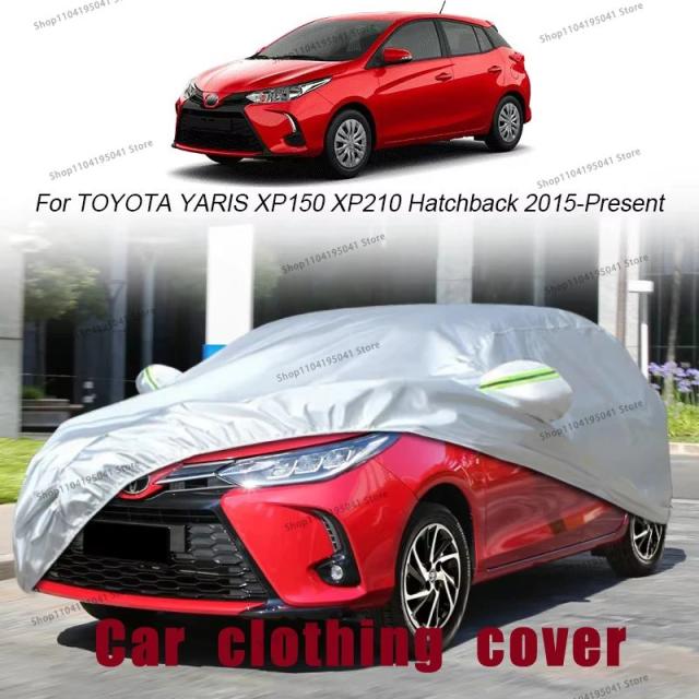 トヨタ ヤリス XP150 XP210 ハッチバック 専用 フルカバー 全天候対応 雨・霜・雪・紫外線 保護 車用カバー 輸入品
