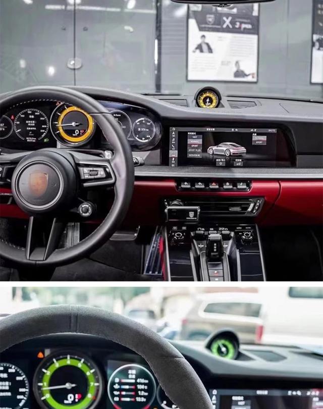ポルシェ911 992 用 カーダッシュボード 計器パネル GT3 スピードメーター GT3RS 走行距離 スピードメーター オーバーレイ ダイヤル 背景 アクセサリー 輸入品_14