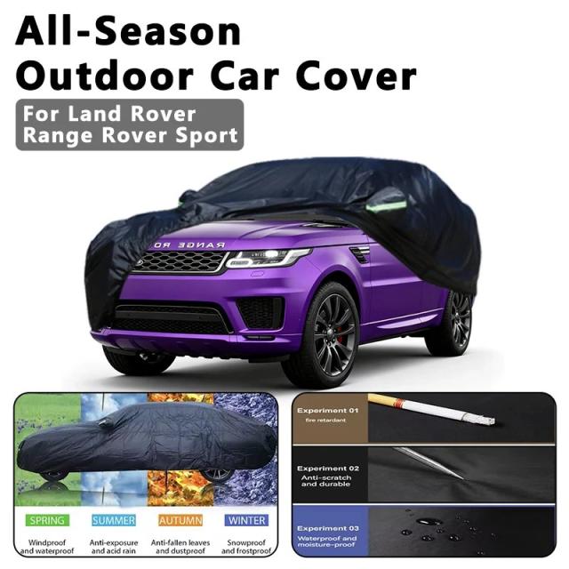 オールシーズン対応 ランドローバー・レンジローバースポーツ用 カーバー - 屋外用 完全防護 防水・防塵・耐熱 アクセサリー 輸入品