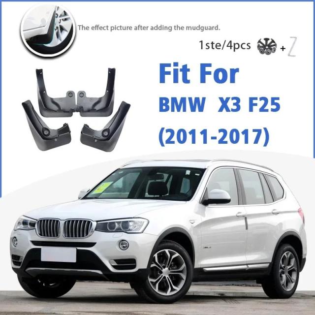 BMW X3 F25用 フロント＆リア マッドガード 2011-モデル 泥除け フェンダー スプラッシュガード 輸入品