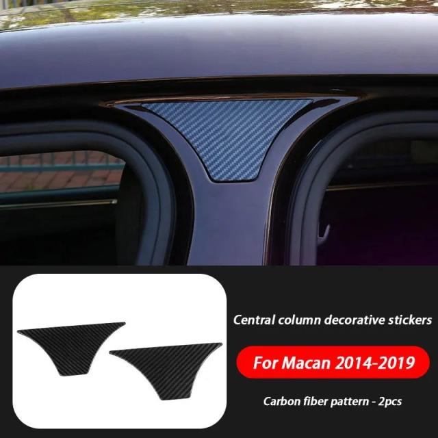 ポルシェ マカン 95B 2014-2019 専用 アクセサリー ABS センターピラー ドア 装飾 ステッカー 輸入品_6