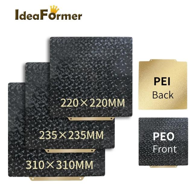 両面ヒートベッド PEO/PET+PEI 180/220/235/300/350mm フレキシブルシート Ender 3 用 マグネットベッド 3Dプリンタ部品 ヒートベッド ビルドプレート 輸入品