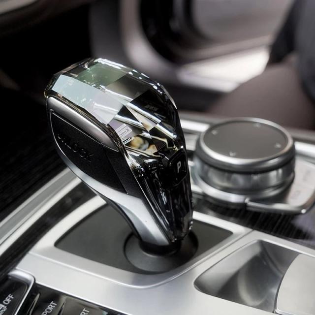 BMW 5・7シリーズ G30 G12 X3 G01 G08 X4 G02 6GT G32 用 クリスタルギアシフトノブ 3ピースセット オートマチックシフトレバー 輸入品