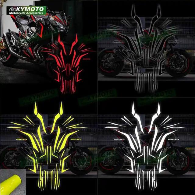 Z800 2013-2016 オートバイ用 フェアリングシェルライン ステッカー フル車体デカール 装飾用カーステッカー 反射式 輸入品