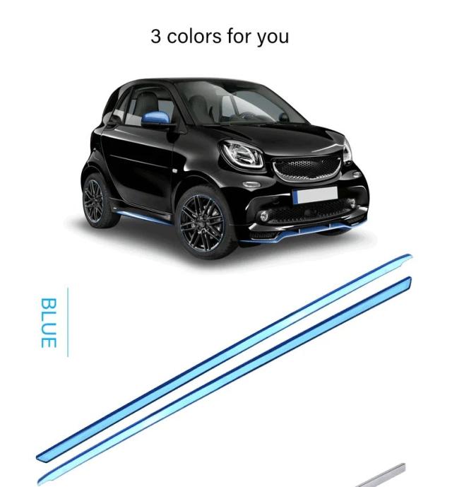 メルセデス・ベンツ スマート 453 フォーツー 2015年用 ステンレス 車窓 ロアストリップ デコレーショントリムキット 外装スタイリングアクセサリー 輸入品