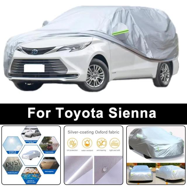 トヨタ シエンナ専用 全天候型 カーカバー 雪対策 日よけ 防水 防塵 車外アクセサリー 輸入品