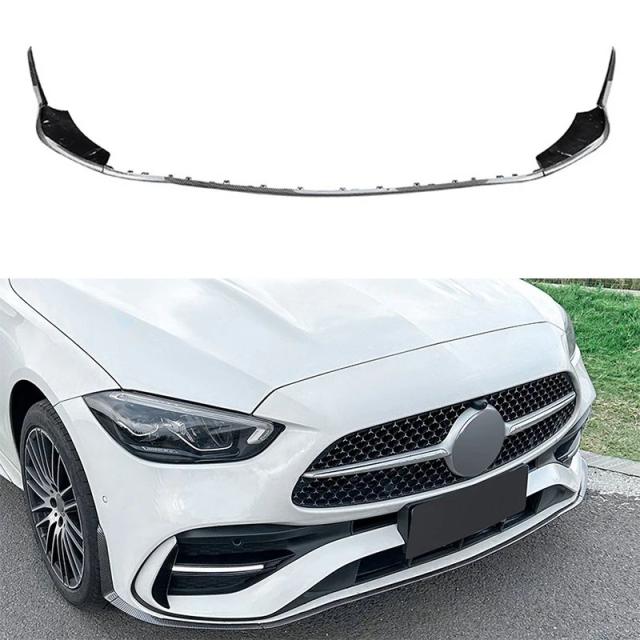 メルセデス・ベンツ Cクラス W206 S206 C260 C43 AMG 式以降 フロントバンパースポイラーリップ ロワボディキット ディフューザー スプリッター チューニングガード 輸入品
