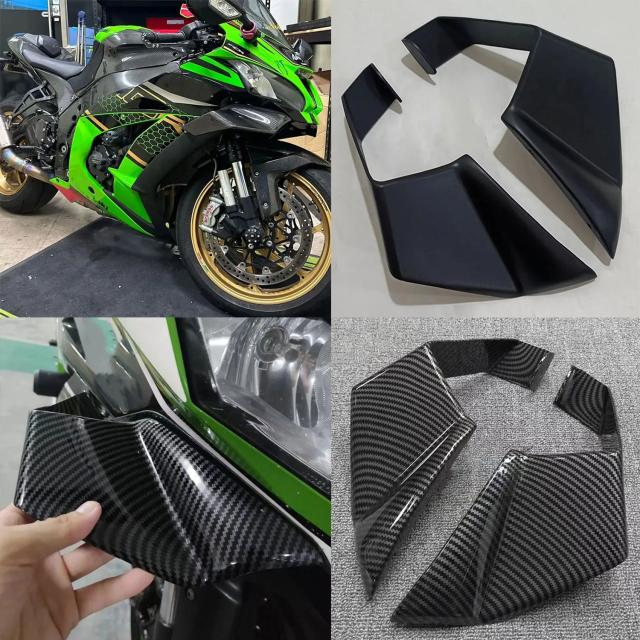 カワサキ ZX10R ZX-10R (2008-モデル) 用 エアロダイナミック ウィングレット サイドスポイラー フェアリング 輸入品