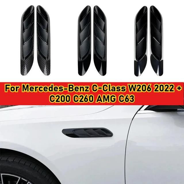 メルセデス・ベンツ Cクラス W206 以降 C200 C260 AMG C63 用 フェンダー トレンド ステッカー 外装アクセサリー 輸入品