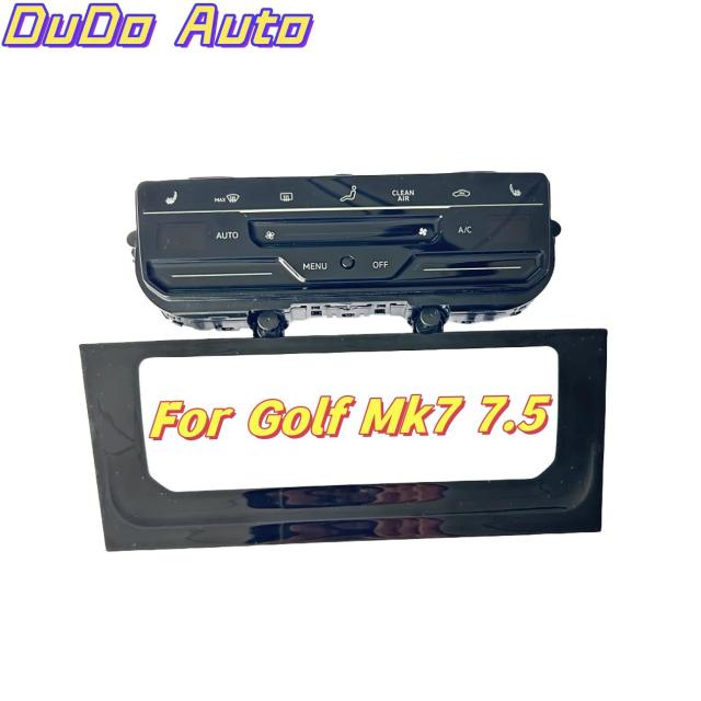 LCDタッチスクリーン付きオートエアコン操作パネル ゴルフ7 MK7 MK7.5 ゴルフR オートエアコンスイッチ 輸入品