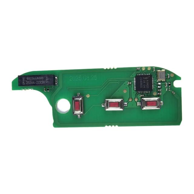 ジンシン PCB基板 pcf7945 4Aチップ 433MHz FCC:A2C86460000 車用リモートキー 基板 フィアット モビ ウノ フィオリーノ E マイス ストラーダ 専用 輸入品