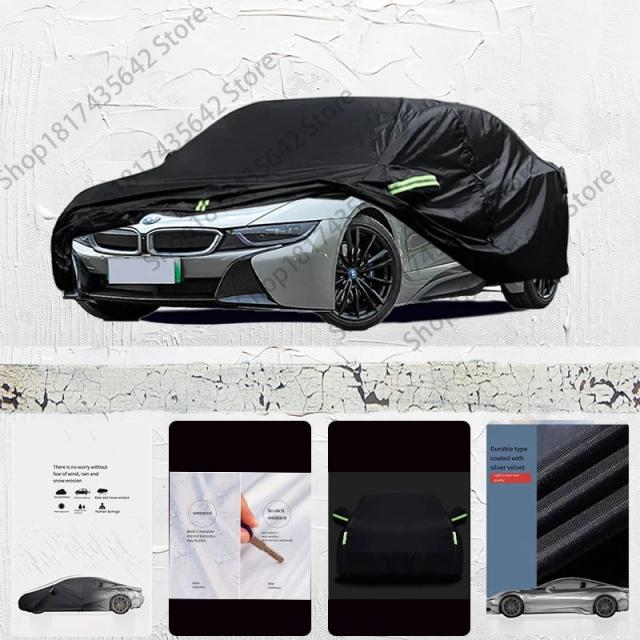 BMW i8用 車両カバー 全天候型 防水 UVカット 防雪 ブラック フルカバー 輸入品