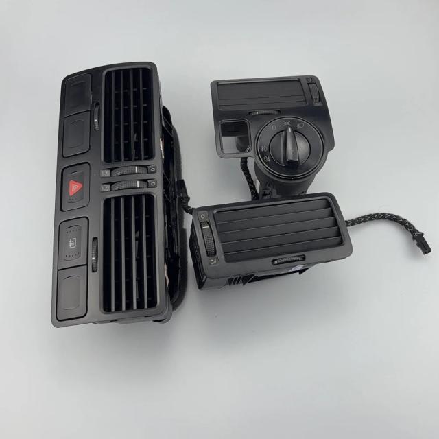 純正ブラック 計器用エアアウトレット セントラルエアコン吹き出し口 VW ゴルフ4 ジェッタ ボーラ MK4 R32 GTI 1999-2004 専用 輸入品_3