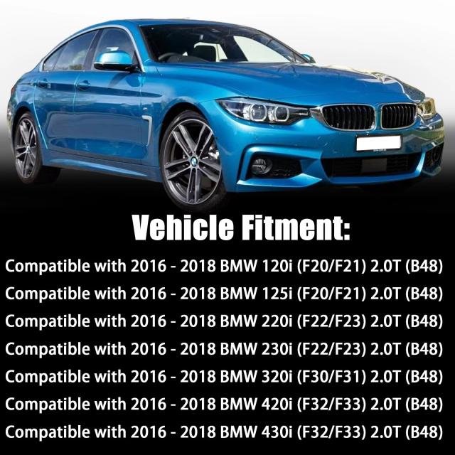 BMW B48 2.0Tエンジン用 コールドエアインテークキット ヒートシールドフィルター付 120i 125i 220i 230i 320i 2016-モデル対応 輸入品_2