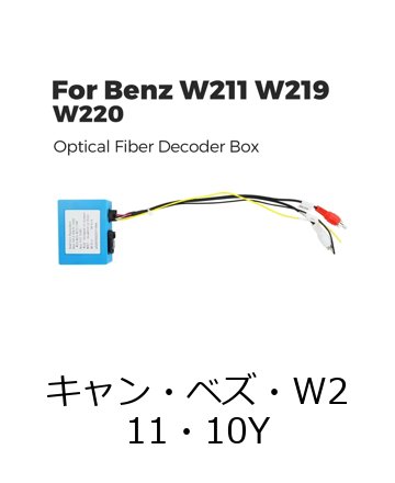 メルセデス・？ンツ CLS Eクラス W211 W219 W220 W171 SLK E R Sクラス用 Androidカーナビ 光ファイバーデコーダーボックス サウンドアクセサリー 輸入品_1
