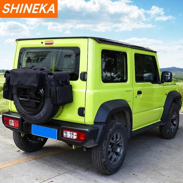 SHINEKA スズキ ジムニー 2019-2023 年式 用 スペアタイヤ 収納バッグ カーゴ オーガナイザー 収納 整理 アクセサリー 輸入品