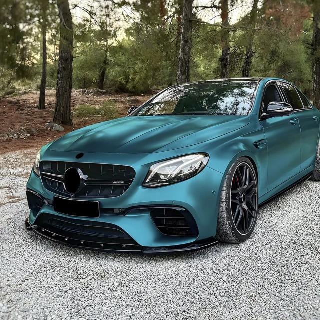 メルセデス・ベンツ Eクラス W213 E63 AMG 用 フロントリップ フロントバー スポイラー バンパー ロワースプリッター ディフューザーキット 2016-2020 輸入品_10