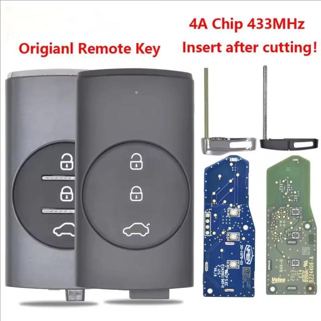 オリジナル4Aチップ 433MHz キーレスゴー カーロックリモコンキー チェリー エクシード ヴァンタス TX TXL LX ニュー ティゴ 3X 5X 7プラス 8プラス 対応 輸入品 5,744円