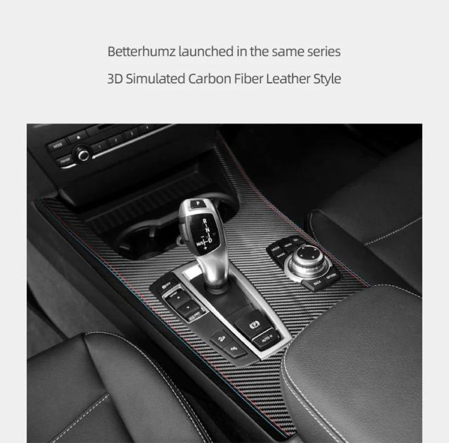 Betterhumz製 BMW X3 F25・X4 F26 センターコンソール コントロールパネル シフトパネルカバー トリム アルカンタラ 内装アクセサリー 輸入品_14