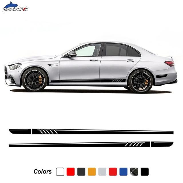 2個セット AMGサイドストライプステッカーデカール メルセデスベンツ Eクラス W213 E53 E43 E63 AMG S213 A238 C238 E300 E350 アクセサリー 輸入品