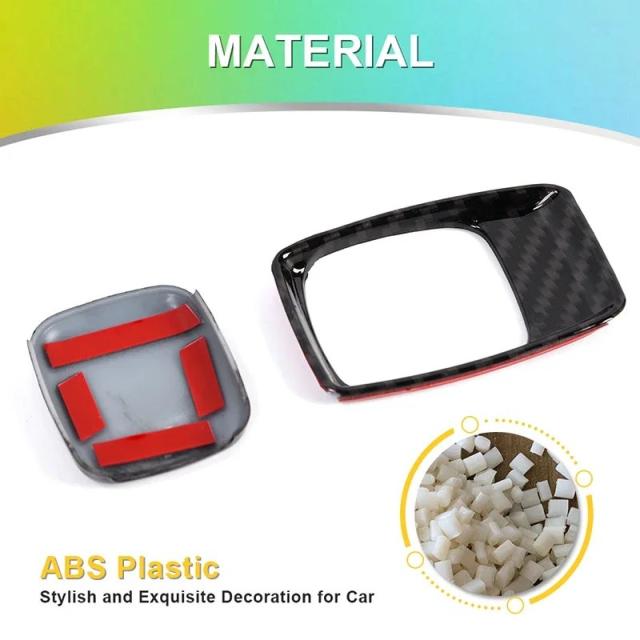 BAWA ABSカーボン調ギアシフトセンターフィニッシャーカバーキット シボレーカマロ 以降 車外アクセサリー 輸入品_3