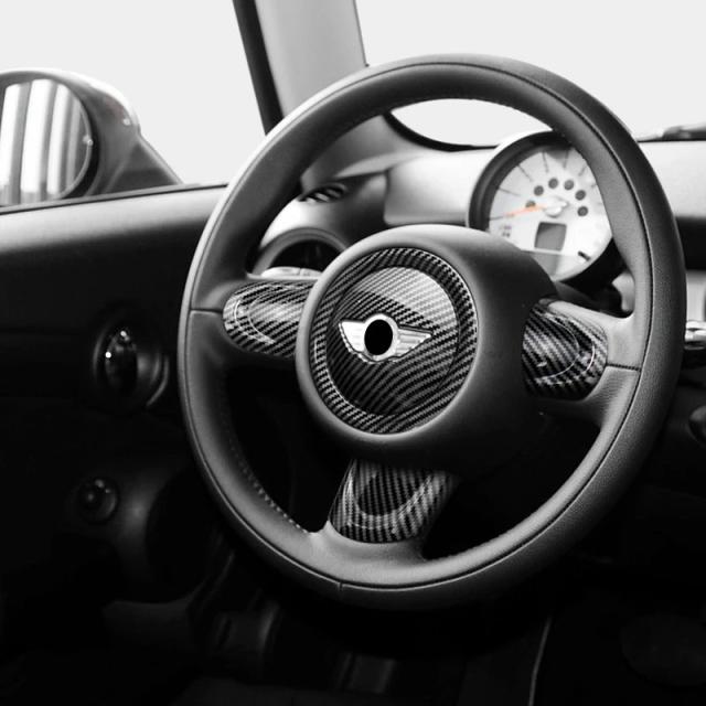BMW MINIクーパー R55 R56 R57 R58 R59 R60 R61 用 カーボン調 内装 保護カバー ABS 装飾ステッカー 輸入品_4