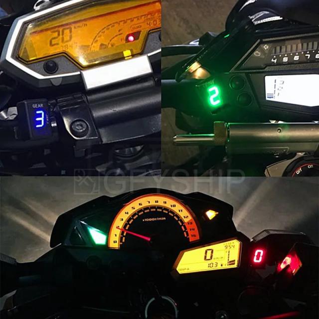 カワサキ ZX-9R ニンジャ (1998-2003年式) 用 デジタルギアインジケーター 1-6段表示 輸入品_2