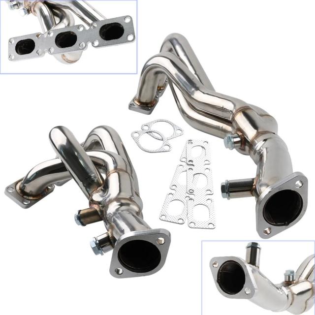 BMW E46 1998-2006 323i 328i Z3 528i M54 EH28535 E93 E94 M52 EH28538 用 ステンレス製エキゾーストマニホールドヘッダー 輸入品