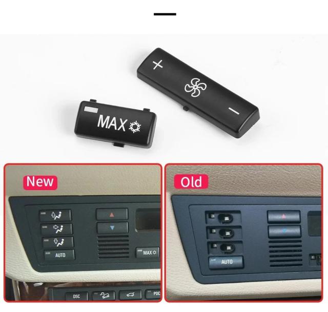 14点仕かける 車用空調設備・暖房器 古典派音楽取り締まる スイッチボタンカバー BMW 5続きもの E39 X5 E53 1996-2002年 純然たる品番 64116915812 インポート品