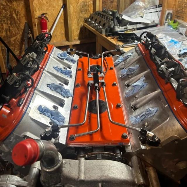 LSクーラント クロスオーバー スチームベントキット LS1 LS2 LS3 LS6 LS7 LS9 LSXエンジン用 スチームポートキット 輸入品