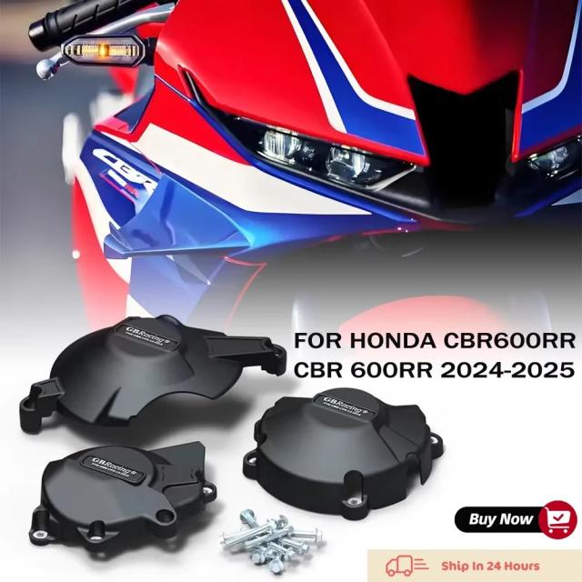 GBRacing エンジンプロテクター カバー ガード 転倒保護 ホンダ CBR600RR CBR600RR 2024 2025 専用 輸入品