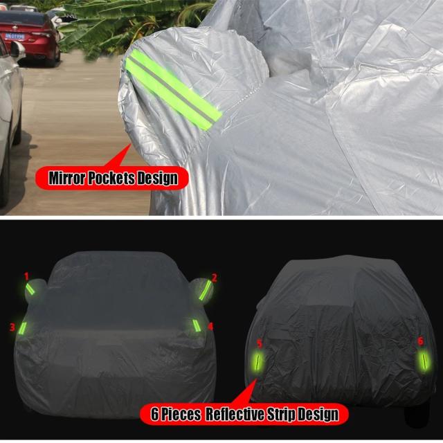 レクサスRX用 全天候型 UVカット カーカバー 耐雨雪 日よけカバー RX450hL/RX400h/RX350L/RX450h/RX350/RX330/RX300対応 輸入品_8