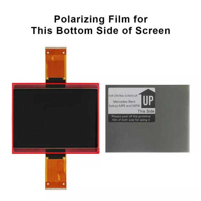 メルセデス・トラック アクトロス MPII・MPIII 用 ダッシュボード表示器＋底面偏光フィルム 計器表示パネル 輸入品_4