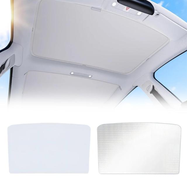 テスラモデル3/Y専用 ガラスルーフサンシェード 日よけカバー UVカット 2020-モデル対応 輸入品