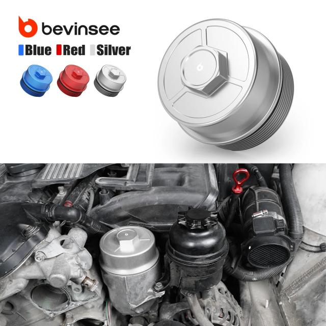 BEVINSEE オイルフィルターキャップ BMW M52 M54エンジン用 BMW E46 E36 E39 E60 E61 X3 E83 X5 E53 Z3 Z4 E85対応 輸入品