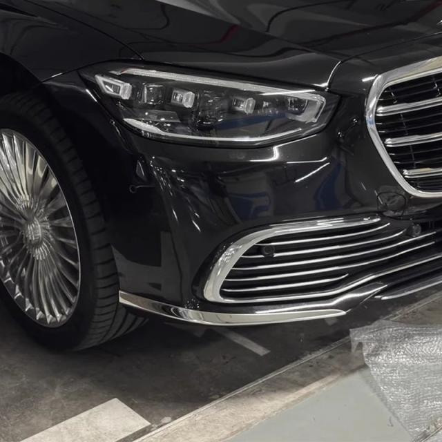 メルセデス・ベンツ Sクラス W223 2021-2025 フロントバンパー 装飾ストリップ 傷防止 外装 カスタム パーツ 輸入品_16