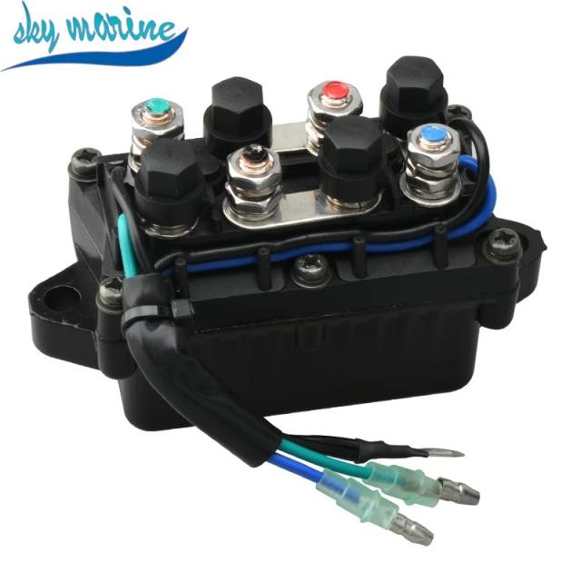 トリムリレー・チルトリレー 3ピン ヤマハ船外機 30HP 40HP 50HP 60HP 用 純正部品 6H1-81950 6H1-81950-00 6H1-81950-01 輸入品