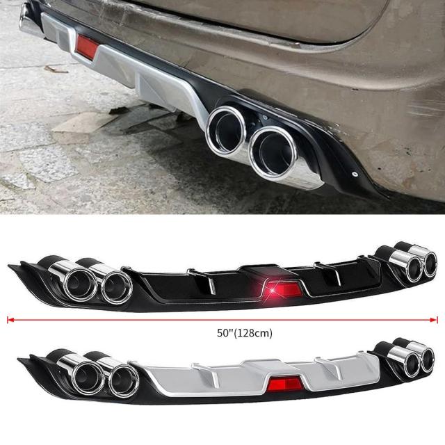 ユニバーサルABS製 リアバンパースポイラー 120-128cm リアバンパーリップディフューザー 自動車部品 多数の車種に対応 輸入品_11